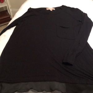 Worn Once Philosophy tunic with sheer trimming